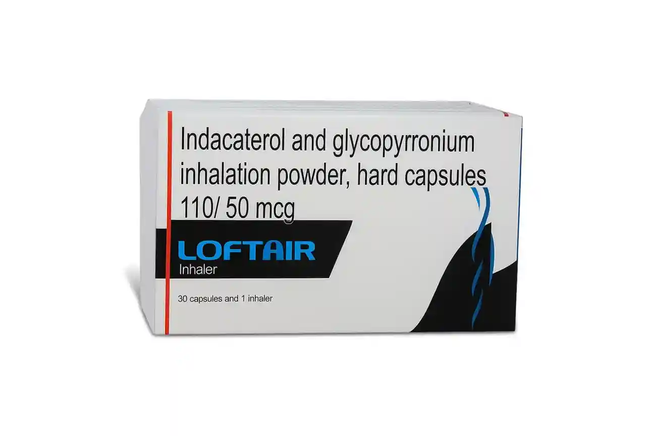 Loftair Inhaler 110 Mcg + 50 Mcg