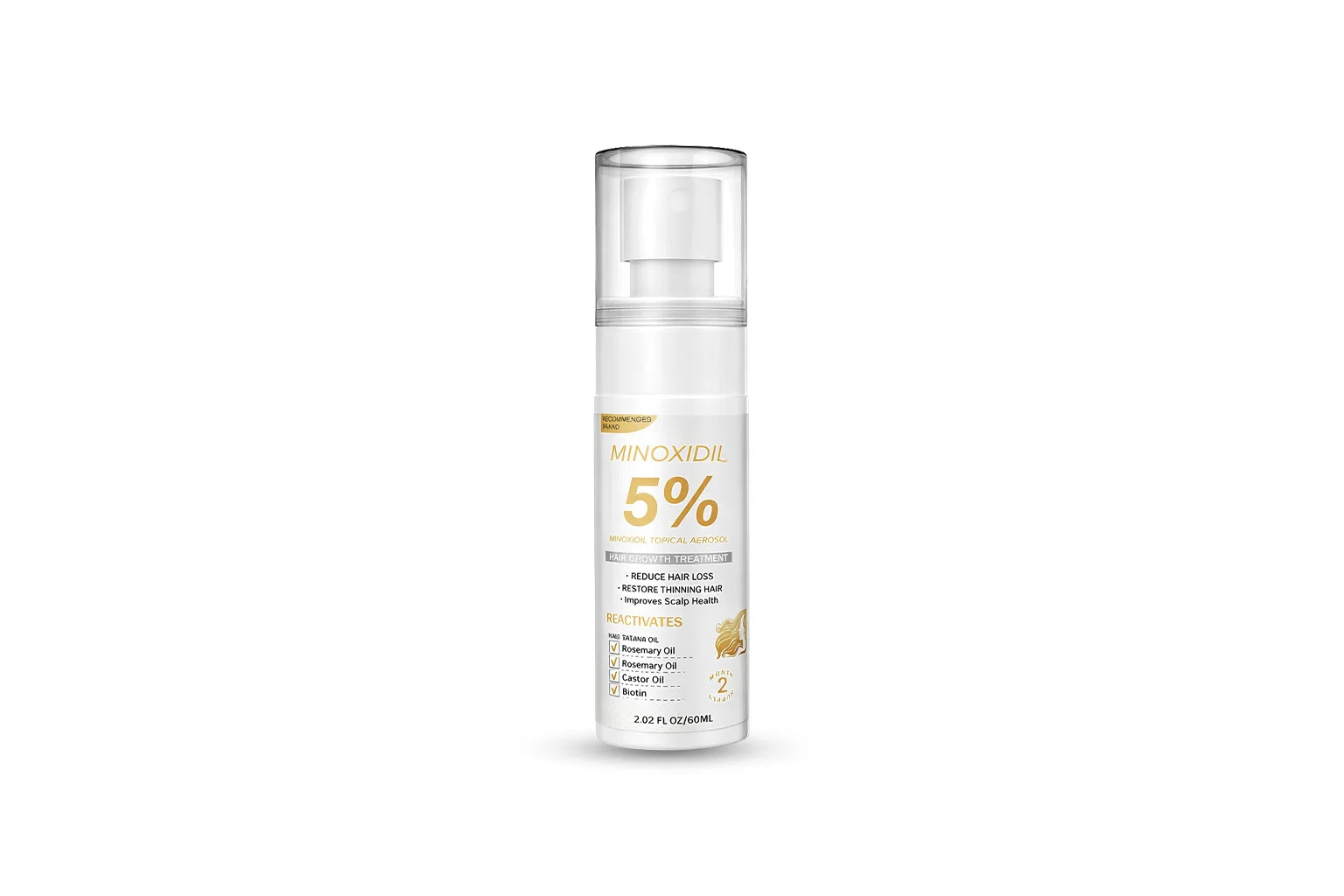 Minoxidil for Men and Women, Hair Growth Biotin Serum - Image 2